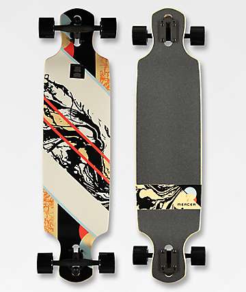 Mercer Exposed 38" Double Drop longboard completo