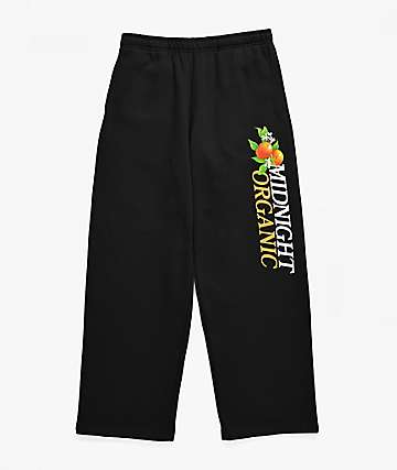 Midnight Organic Citrus Black Sweatpants - 