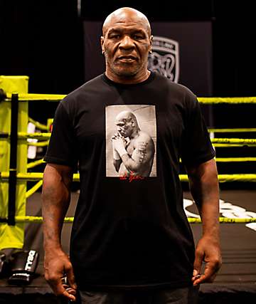 Mike Tyson Retro Ring Black T-Shirt | Zumiez