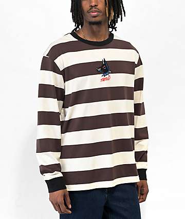 Monet Railway Black Stripe Long Sleeve T-Shirt | Zumiez