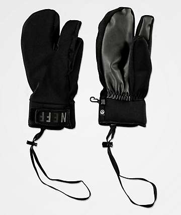 snowboarding mittens with fingers
