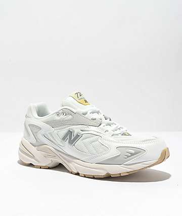 New Balance Numeric 600 White & Gum Skate Shoes | Zumiez