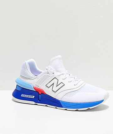 New Balance Lifestyle 997 Sport Summer Sky zapatos blancos y azules