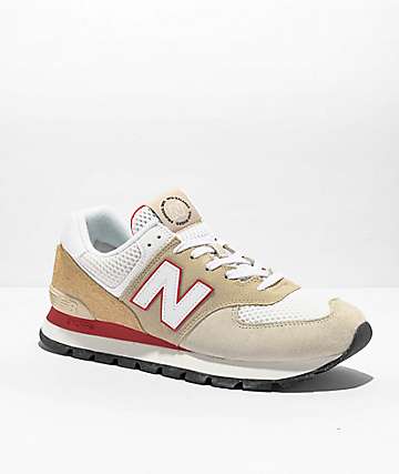 New balance lifestyle 574 sport hot sale nimbus cloud and white shoes