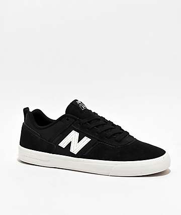 New Balance Numeric 306 Jamie Foy Black & White Skate Shoes - 