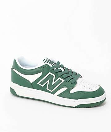 New Balance Lifestyle 480 White & Green Shoes