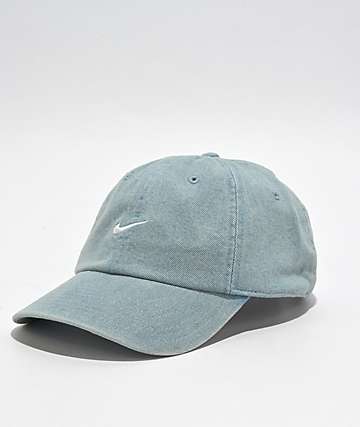 Nike Dad Unstructured Blue Denim Strapback Hat -