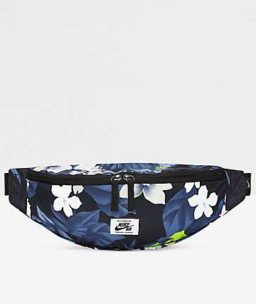 nike floral belt bag