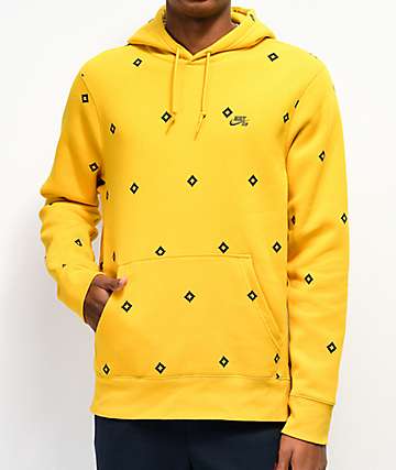 nike sb tiger hoodie yellow