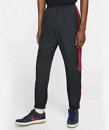 nike heritage red track pants