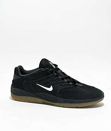 Nike SB Chron 2 Canvas Black & White Skate Shoes | Zumiez