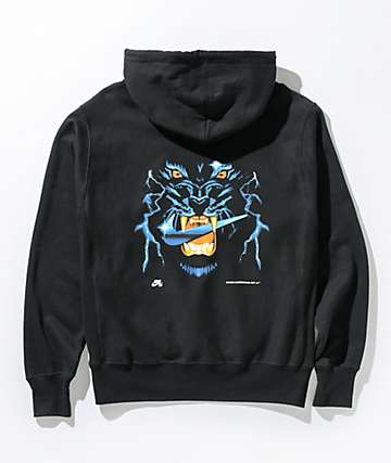 black hoodie xxl