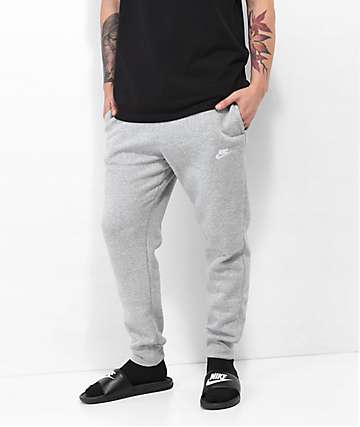 Nike Fleece Men Gray Activewear Pants for Men for sale | eBay