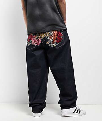Ninth Hall Ambush Embroidered Black Denim Jeans | Zumiez