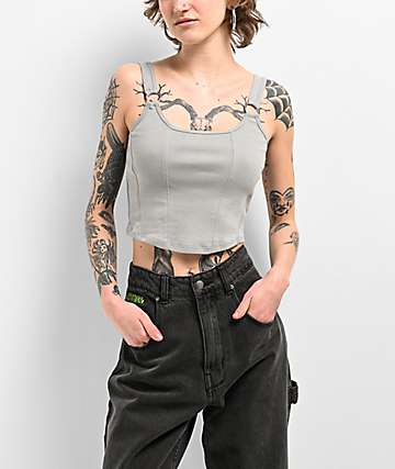Ninth Hall Ciara Angel Black Boxy T-Shirt