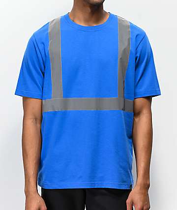 Ninth Hall Blinders camiseta de punto azul reflectante
