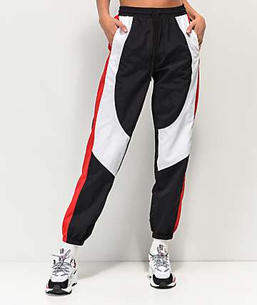 red tracksuit bottoms womens