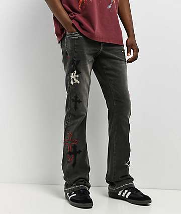 Ninth Hall Crazy Town Heather Grey Long Sleeve T-Shirt