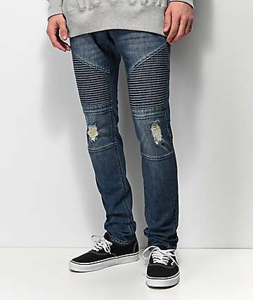 zumiez biker jeans