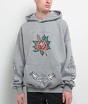 Ninth Hall Fundamentals Sheena Grey Oversized Quarter Zip