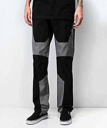 Ninth Hall Gasline Moto pantalones negros estilo cargo