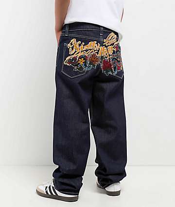 Ninth Hall Jenna Black Wide Leg Sweatpants