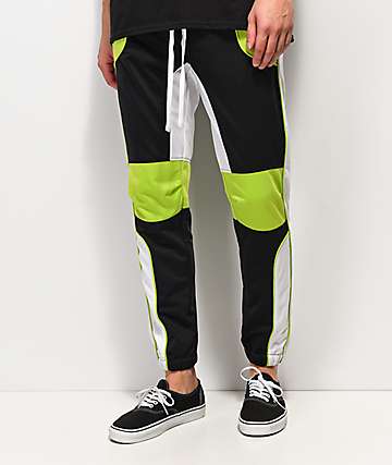 Ninth Hall Nordberg Moto pantalones negros, verdes y blancos