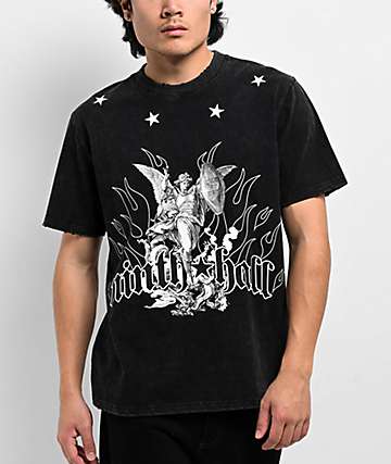 Ninth Hall Ruthless Black Wash T-Shirt