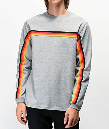 Ninth Hall Race Taped camiseta de manga larga de punto gris