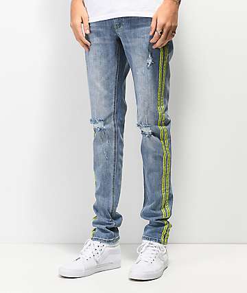 Ninth Hall Rogue Celcius jeans ajustados reflectantes