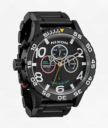 Nixon x Independent Staple Black & Camo Digital Watch | Zumiez