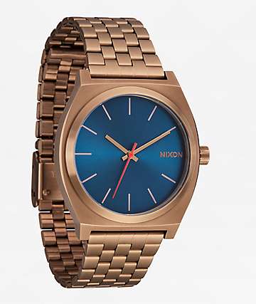 nixon gold watch mens zumiez