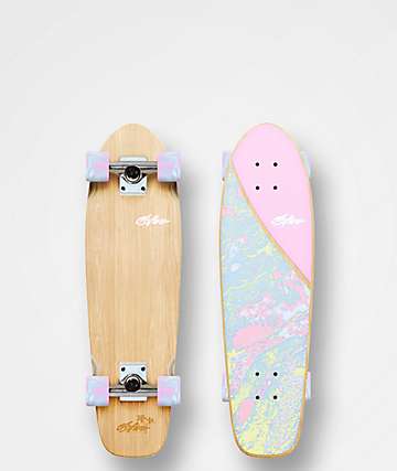 OBFive Pastel Plasma 28" Cruiser Skateboard Complete