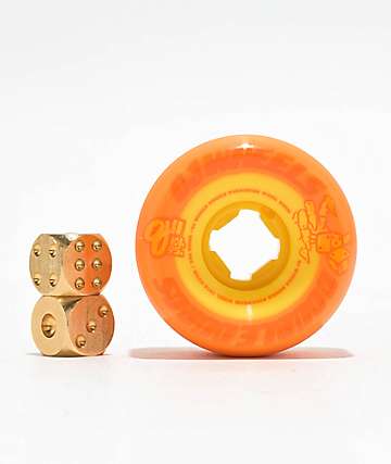 OJ Russell Pro Hardline 56mm 101a White Skateboard Wheels