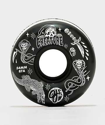 OJ Russell Pro Hardline 56mm 101a White Skateboard Wheels