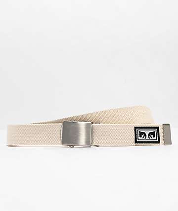 Obey Big Boy White Web Belt -