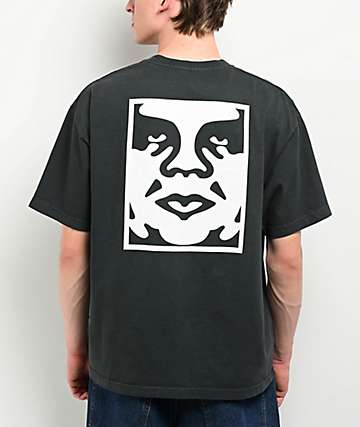 Obey Icon Bar Navy Blue T-Shirt