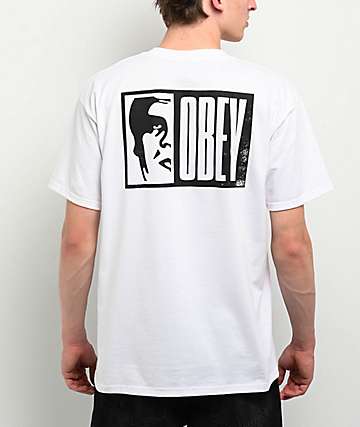 Obey Icon Bar Navy Blue T-Shirt