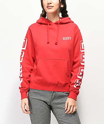 red obey sweater