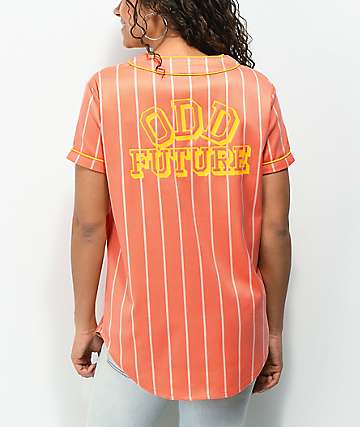 Odd Future OF Pink, Blue & Yellow Striped T-Shirt | Zumiez