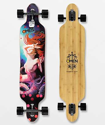 Omen Octopussy 41" Drop Through Longboard Complete