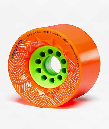 Orangatang Love Handles 65mm 80a Orange Longboard Wheels