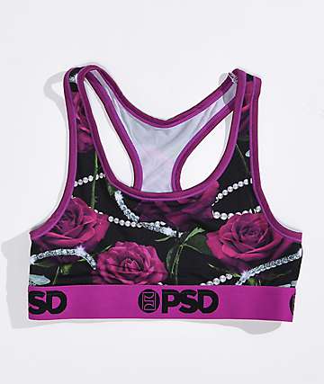 Underwear  PSD UNDERWEAR Womens Pink Dollars Sports Bra Pink > Henner  Diekmann