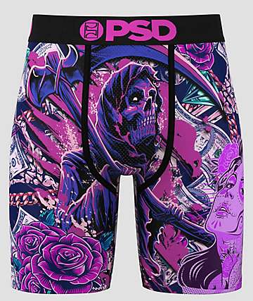 PSD x Playboy Rose Drippin' Black Boxer Briefs