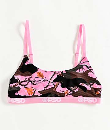 PSD Stealth Woods Pink Camo Bralette - 