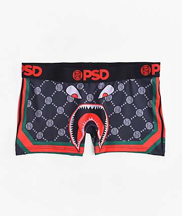 PSD Women's Bratz Boy Shorts - Full Coverage Women's Underwear -  Comfortable Stretch Panties for Women, Black