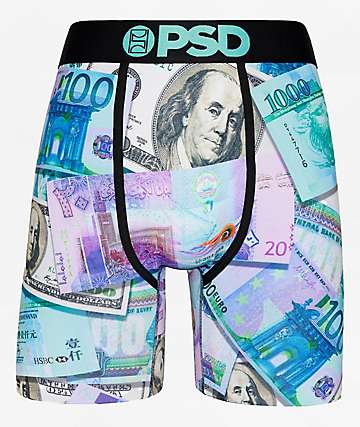 PSD Big Mouth Benji Hundred Dollar Bills Money Boxers Briefs