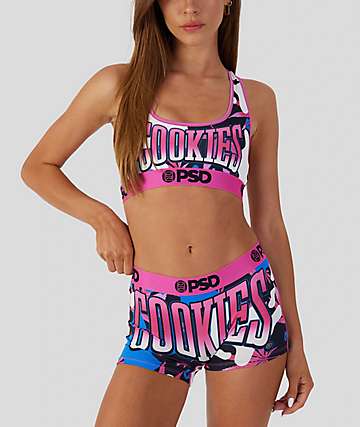 Underwear  PSD UNDERWEAR Womens Pink Dollars Sports Bra Pink