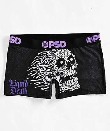 PSD x Liquid Death Skull Boyshort Underwear - 