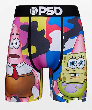 PSD x Spongebob Squarepants Black & Yellow Tie Dye Sports Bra